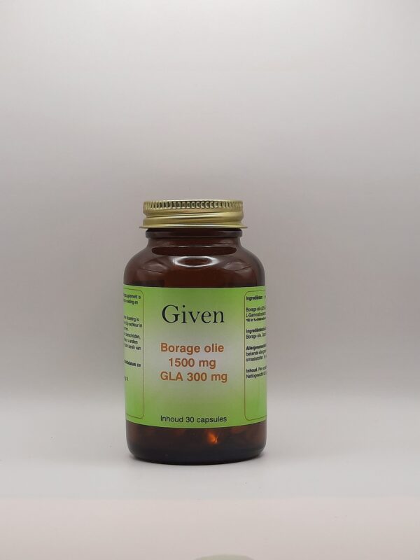 Borage olie 1500mg GLA 300mg