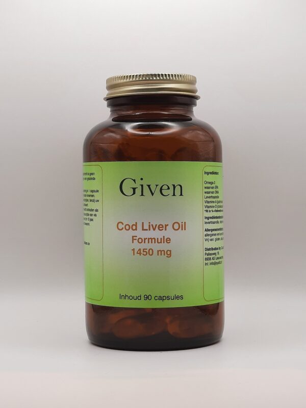 Cod Liver Oil Formule 1450mg.
