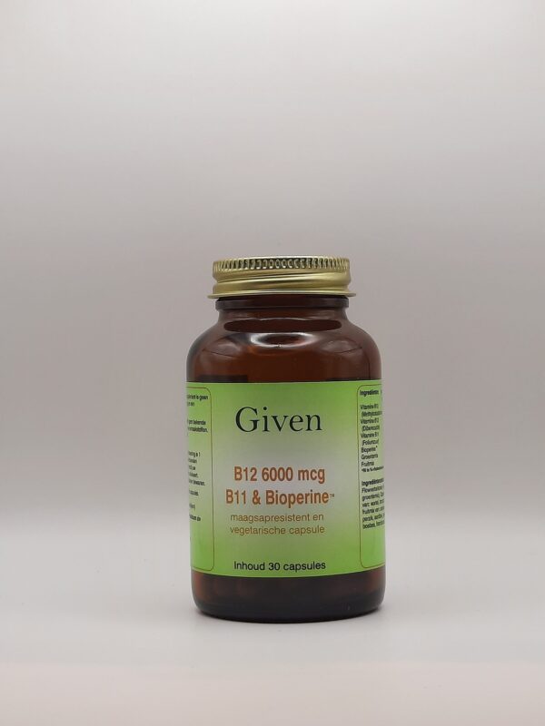 Vitamine B12 6000mcg, B11 & Bioperine