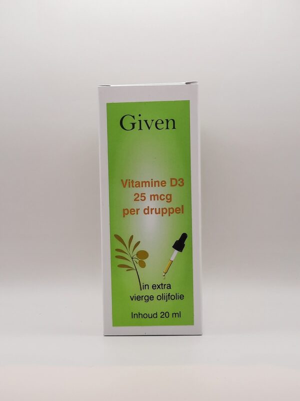 Vitamine D3 25mcg per druppel
