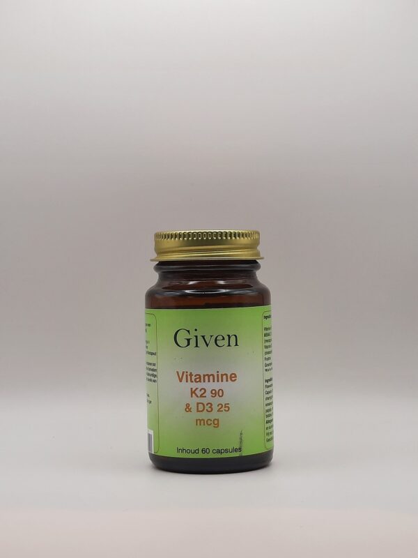 Vitamine K2 (MK-7) 90mcg & D3 25mcg